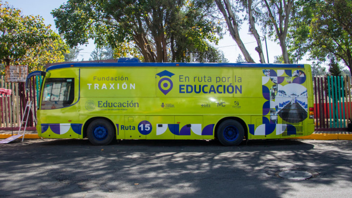Arranca la ruta 15 del programa educativo de Fundación Traxión en Iztapalapa