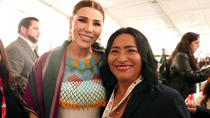 Abelina López promueve a Acapulco en el Tianguis Turístico 2025