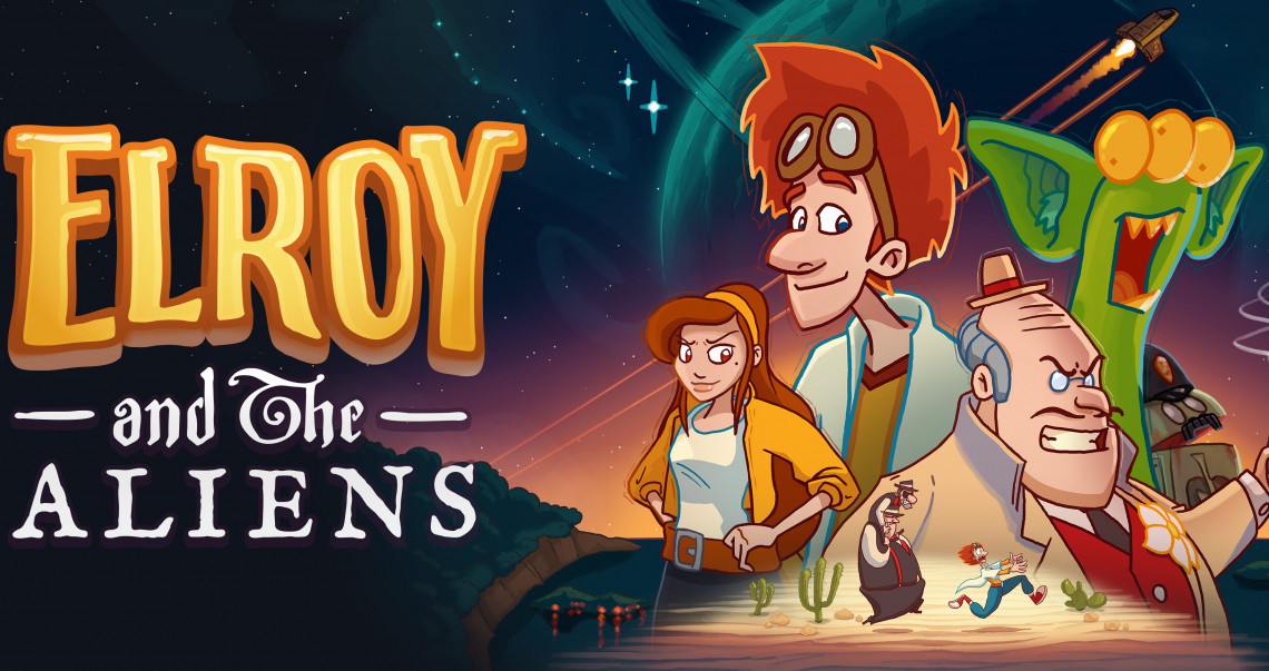 La aventura moderna de point&click Elroy and the Aliens aterriza en Steam