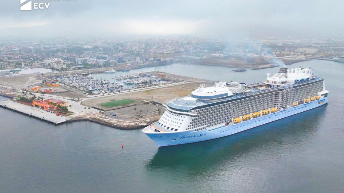 Hutchison Ports recibe al Ovation of the Seas en el arribo más grande en la historia de Ensenada