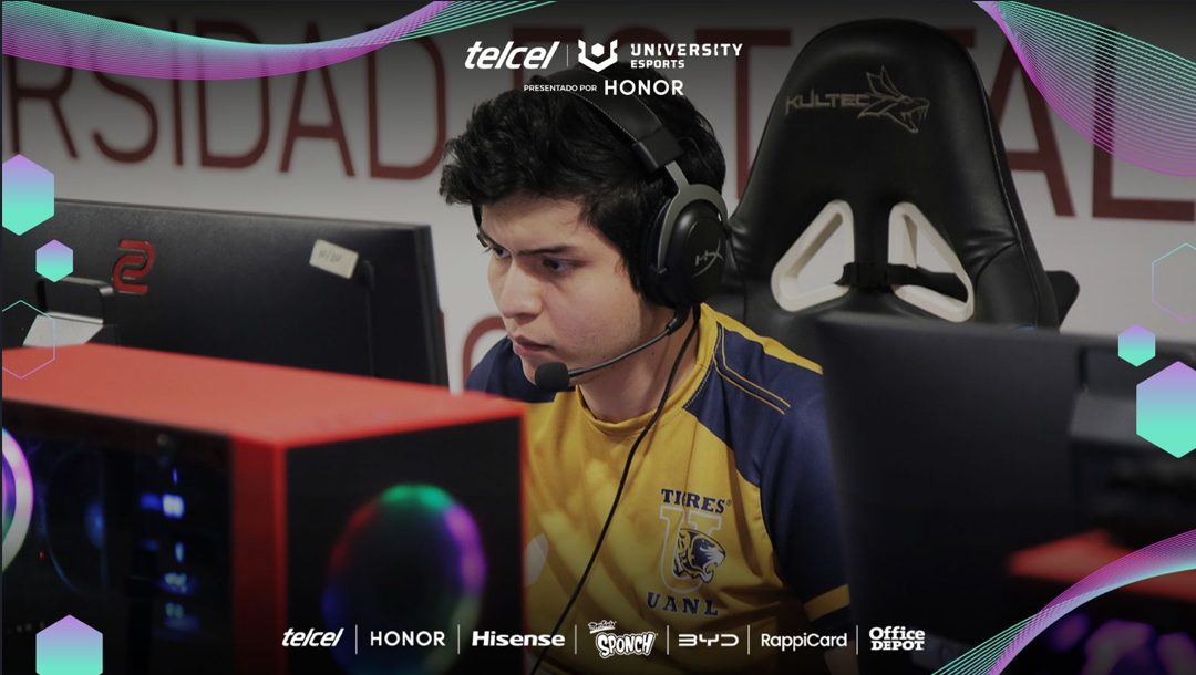 Borregos del Tec de Monterrey y Tigres de la Universidad Autónoma de Nuevo León, dos de los equipos que disputarán las finales de Telcel UNIVERSITY ESPORTS