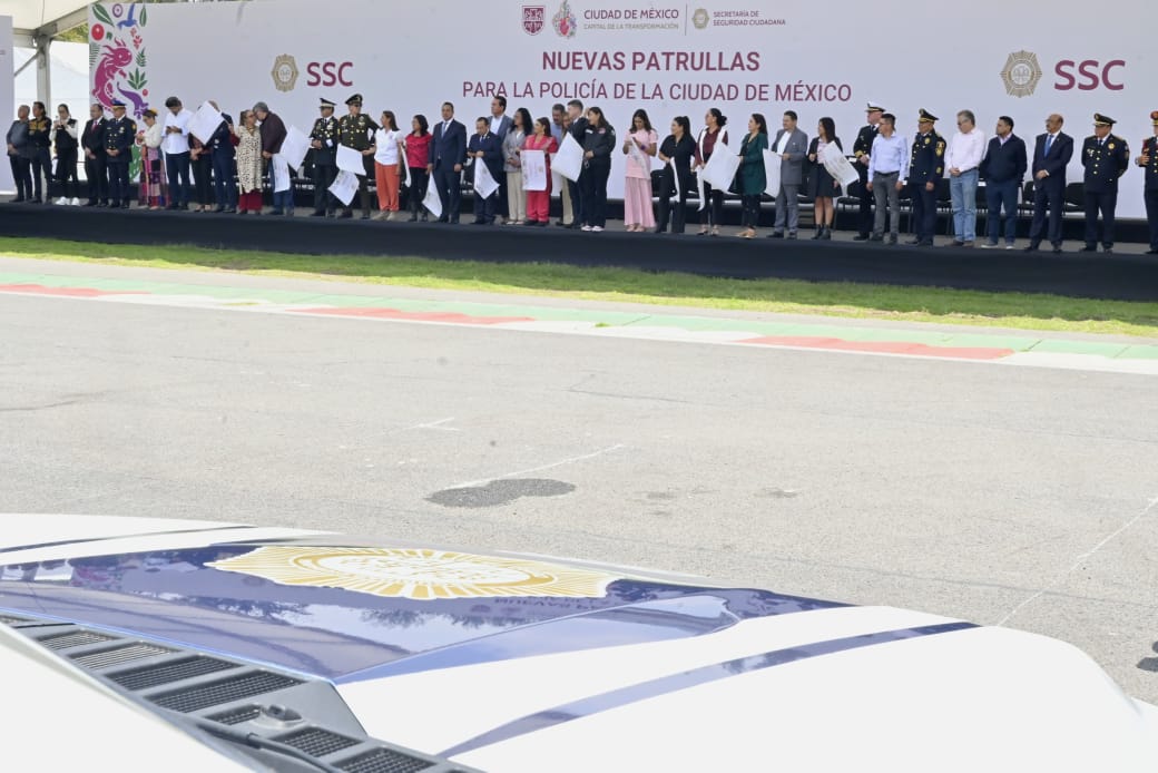 SSC refuerza su capacidad operativa con 3 mil 500 nuevas patrullas en CDMX