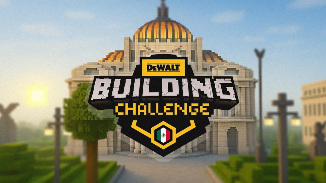 Construye, compite y gana con DEWALT en Minecraft