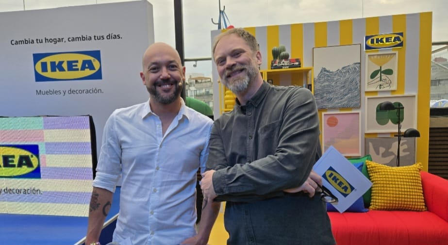Tino de la agencia Montalvo y Christian Bugge, Marketing & Public Relation Manager de IKEA México