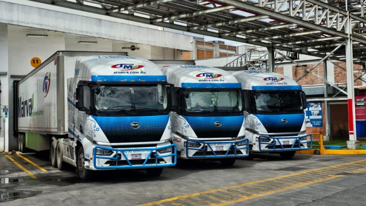 Unilever incorpora primera flota de tractocamiones eléctricos en el Valle de México