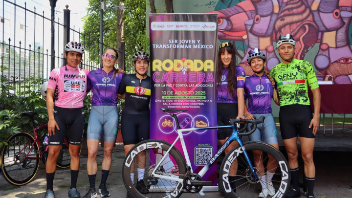 IMJUVE y CONADE llaman a jóvenes a participar en la Rodada y Carrera por la Paz y Contra las Adicciones