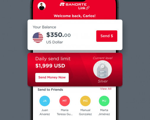 Presentan Banorte Link para envío de remesas sin comisiones desde Estados Unidos