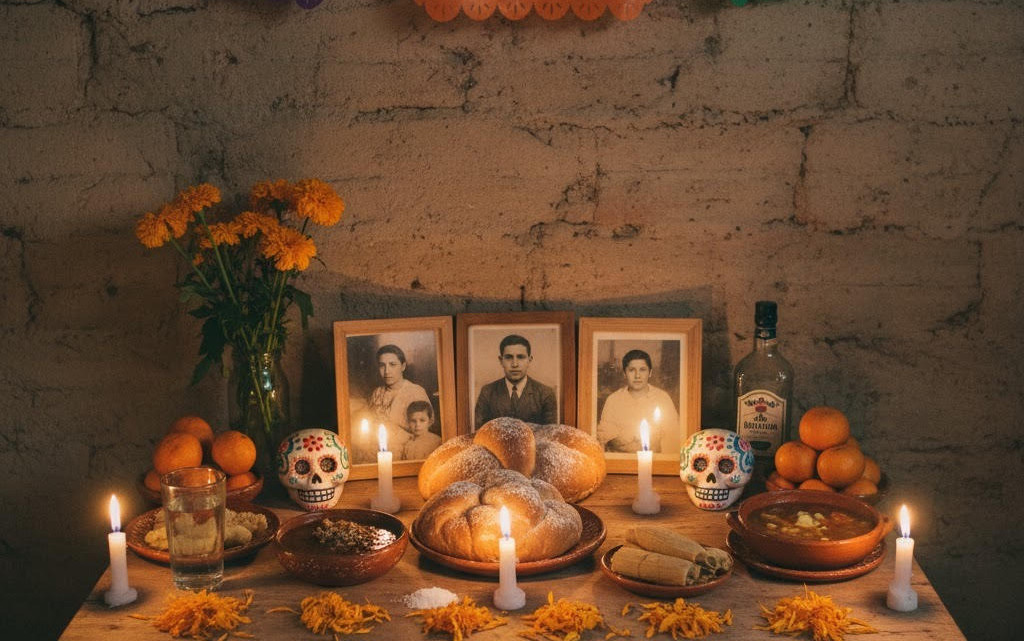 Ofrenda de Día de Muertos cuesta el 25% de un salario mínimo en México