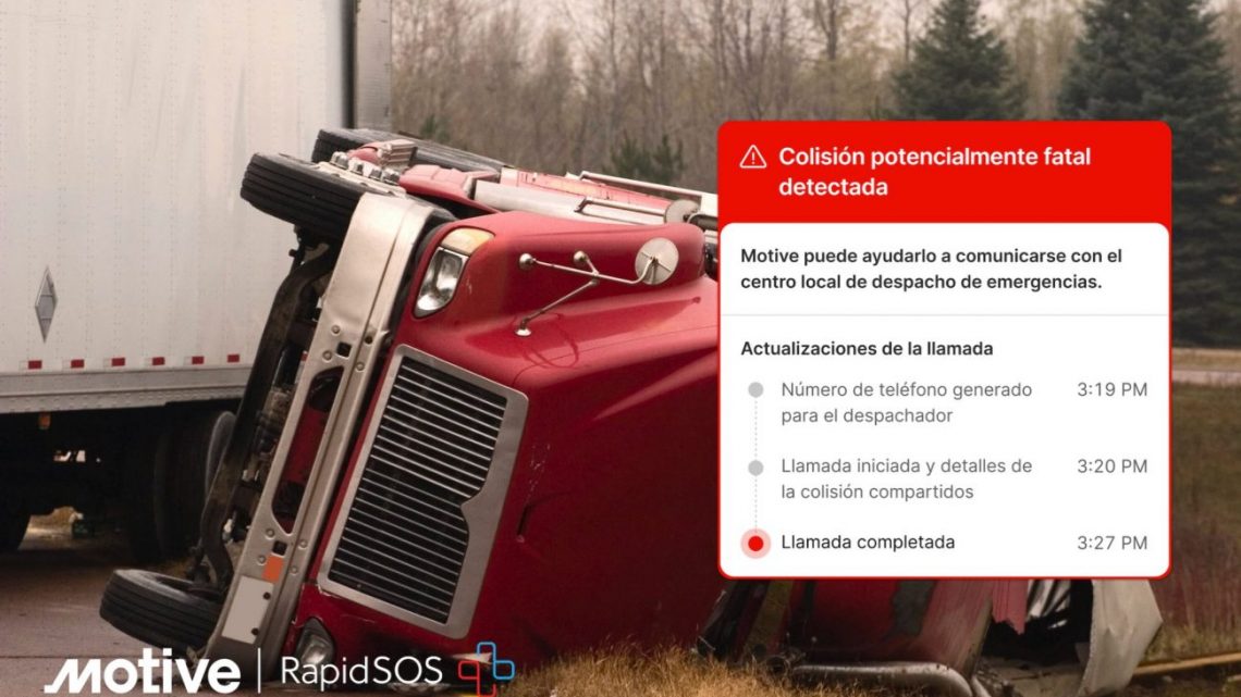 Motive presenta servicio de respuesta a emergencias con IA para operadores Motive presenta servicio de respuesta a emergencias con IA para operadores