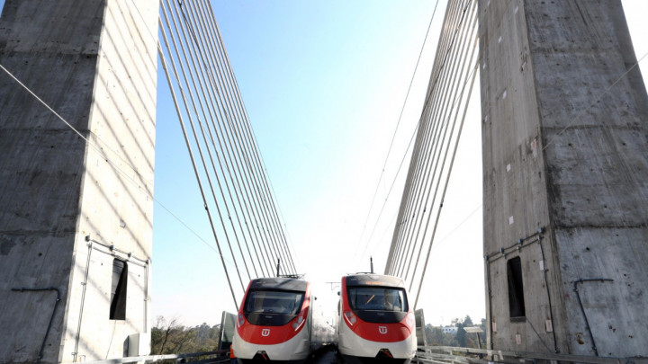 Tren México-Toluca por Concluir Su pruebas Finales, SICT