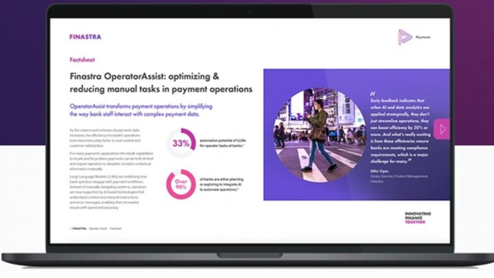 Finastra presentó OperatorAssist para optimizar operaciones de pagos con IA